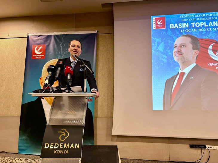 YRP Genel Başkanı Fatih Erbakan'ın Konya Temaslarına Mkyk Üyesi Mehmet Gül'de Katıldı