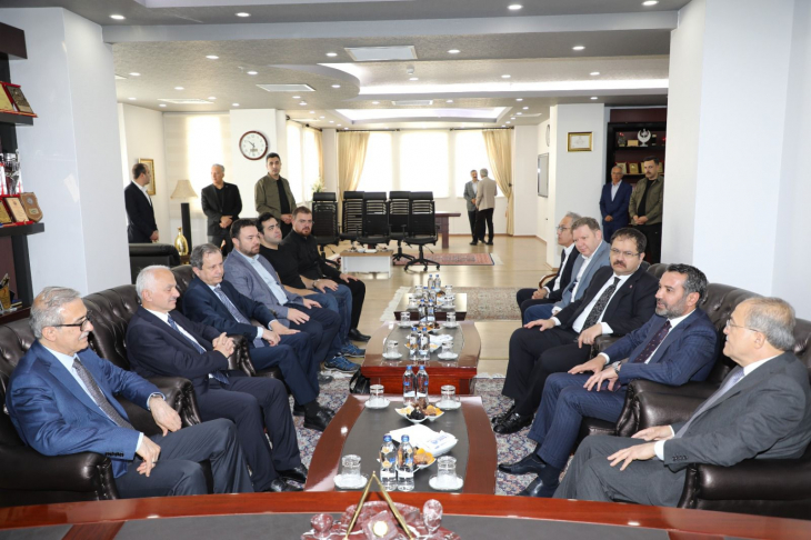 Cumhurbaşkanlığı Savunma Sanayii Başkanı Demir, Başkan Şahin Şerifoğulları'nı ziyaret etti