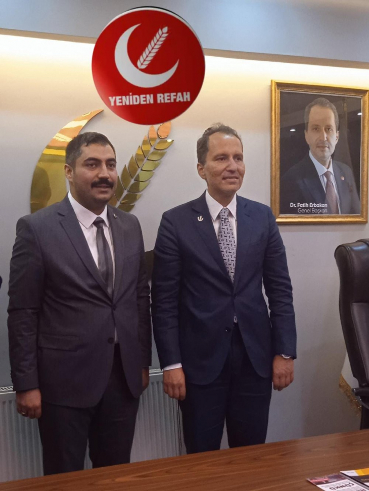 Kartakgül, Genel Başkan Erbakan ile bir araya geldi 