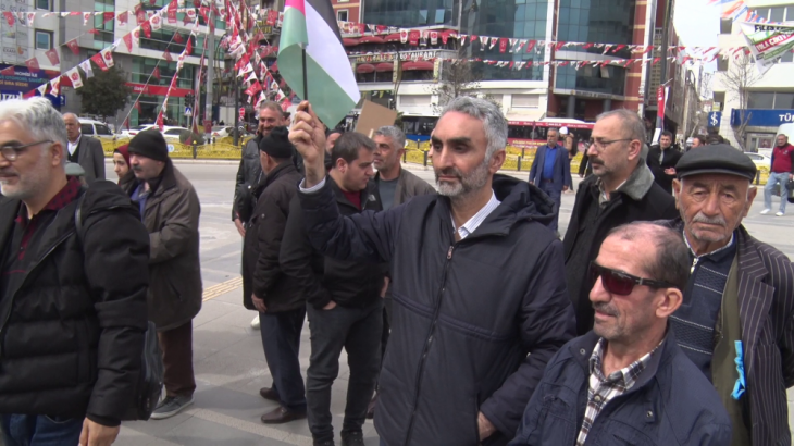 Hekimler ve sağlık çalışanları Filistin için yürüdü 