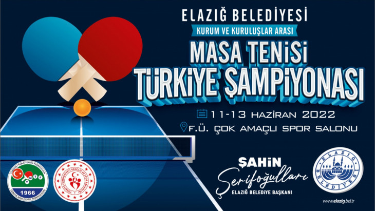 Masa Tenisi Türkiye Şampiyonası başlıyor